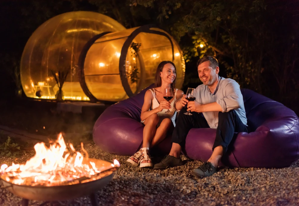 transparent inflatable bubble tent