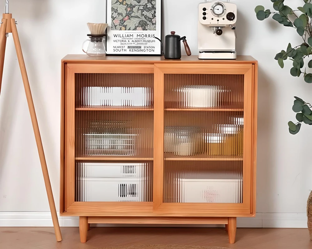 gray sideboard buffet